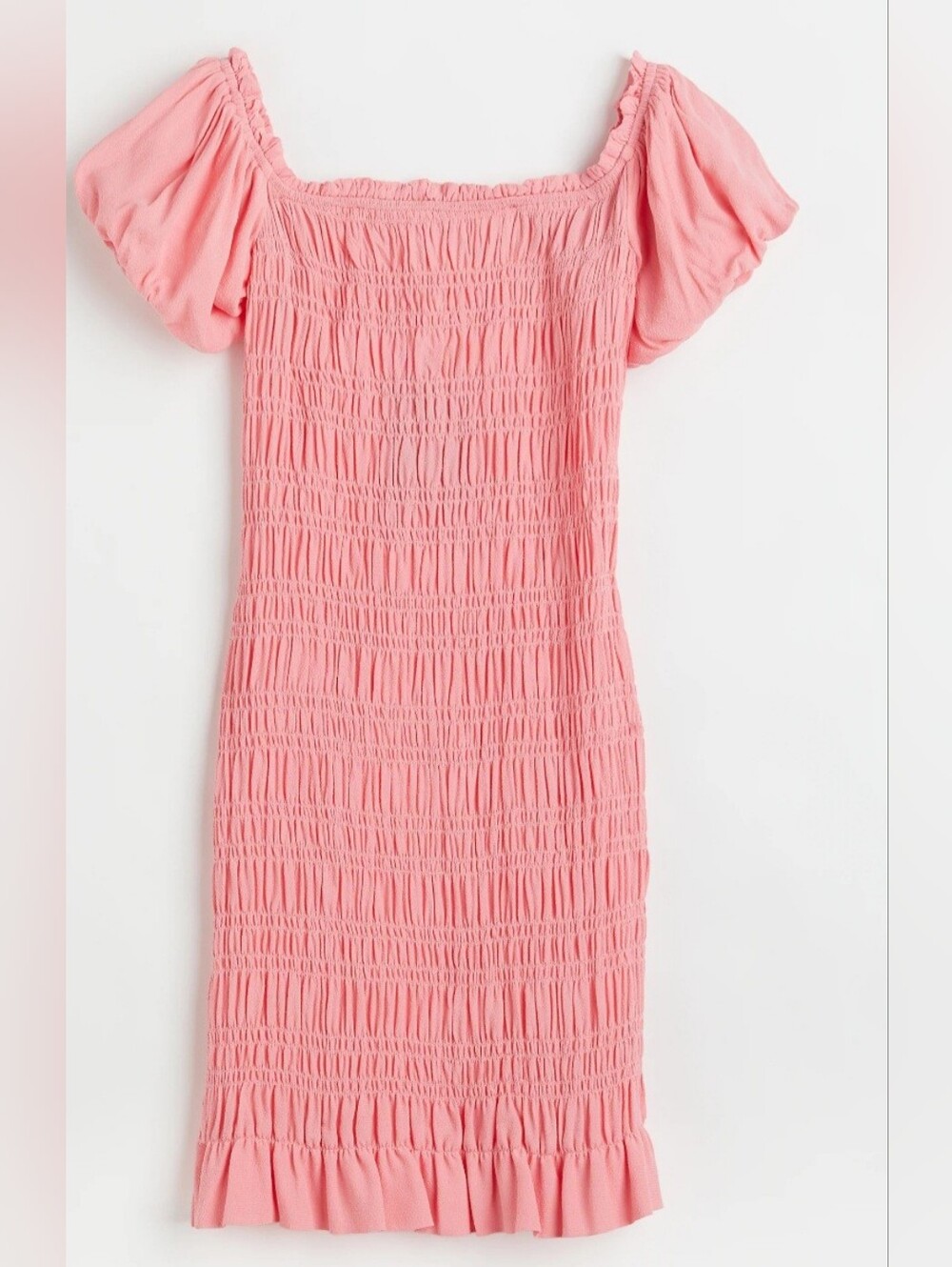H&M Dress Offshoulder With  Puff Sleeves. 100% Viscose. Size S. Great Condition.